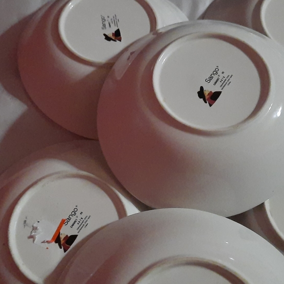 VTG:#8 SangoMoulin Rouge Salad bowl - Picture 16 of 16